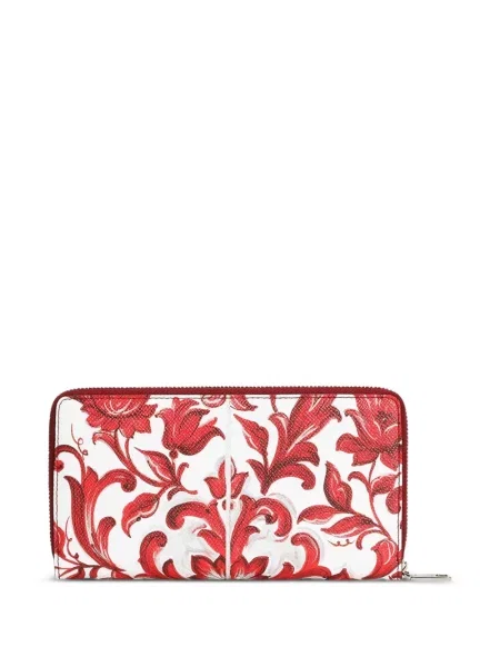 Raštuotas piniginė Dolce & Gabbana balta