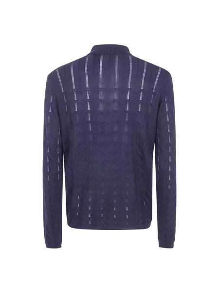 Koszulka polo Emporio Armani niebieska
