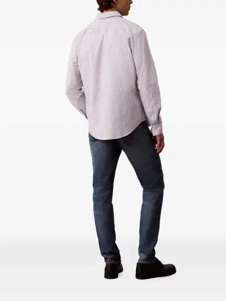 Blugi Calvin Klein zdrențuiți albastru