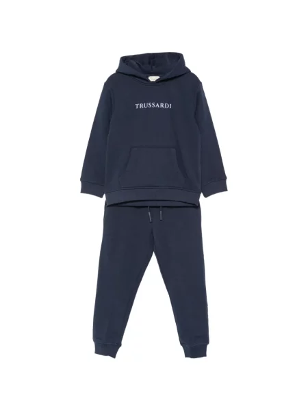 Komplet dresowy dziecięcy Trussardi niebieski