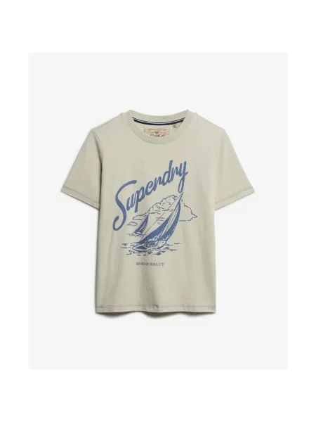 Koszulka Superdry Heritage Hamptons beżowa