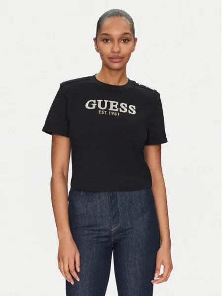 Тениска Guess черно