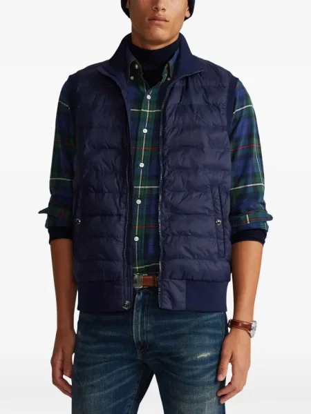 Curea Polo Ralph Lauren tricotate cu autograf cu șireturi albastru