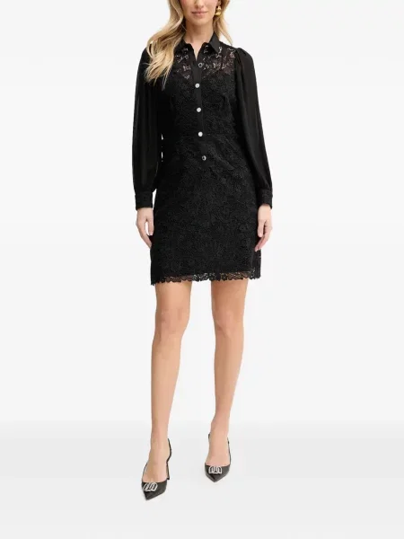 Rochie mini Morgan din dantelă de costum mini negru