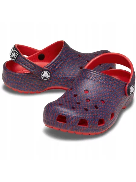 Chodaki Dla Dzieci Crocs Classic Jersey Clog. czerwone