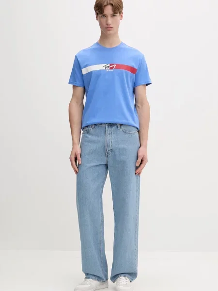 Tommy Jeans tričko modré