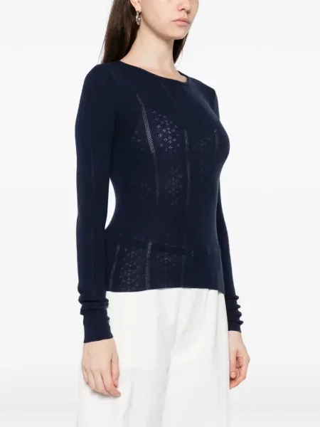 Tricou Herskind lung albastru