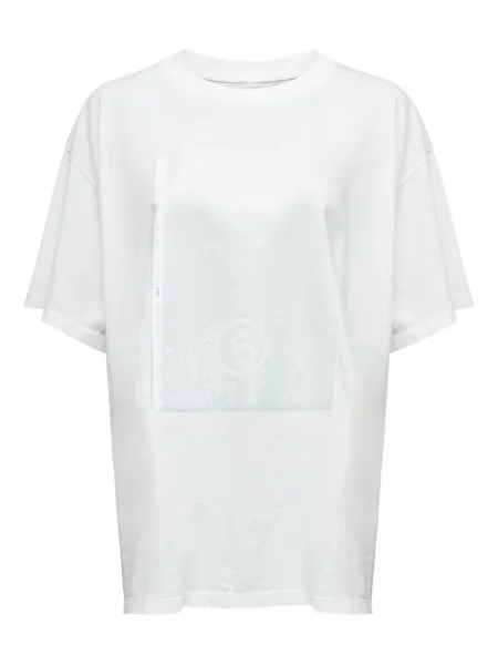 Tricou Mm6 Maison Margiela alb