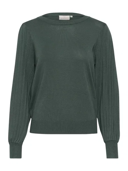 Kaffe Svetr Lone smaragdová