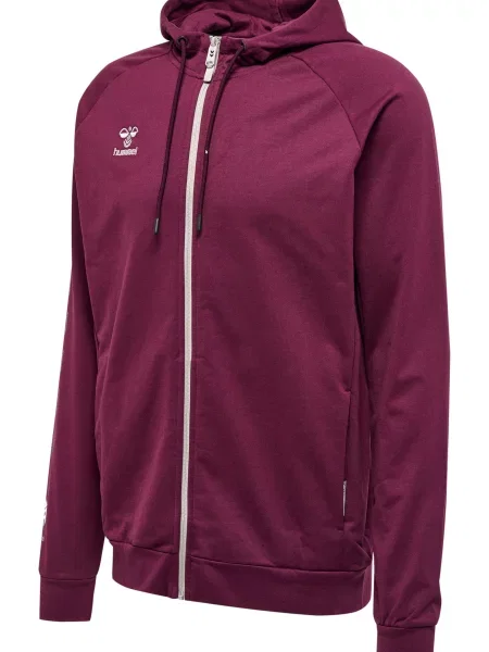 Bluza z kapturem zapinana na Hummel Move Grid fioletowa