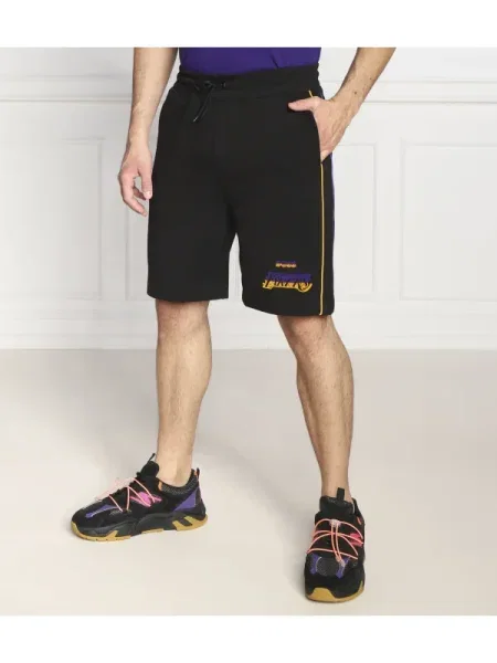 BOSS ORANGE Pantaloni scurți BOSS X NBA negru