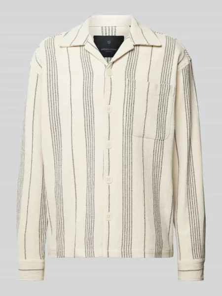Koszula casualowa o kroju regular fit ze wzorem w paski model ‘BLAMANFRED’ Jack & Jones Premium