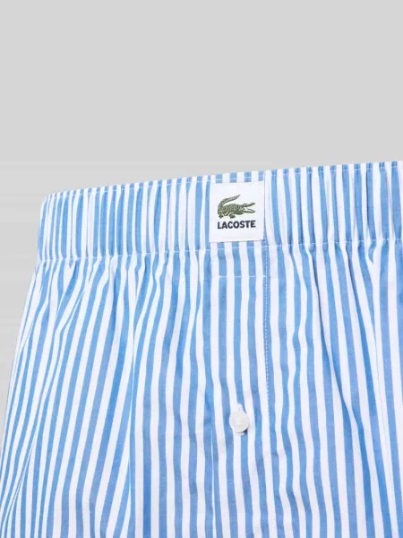Bokserki w zestawie 3 szt. z naszywką z logo Lacoste granatowe