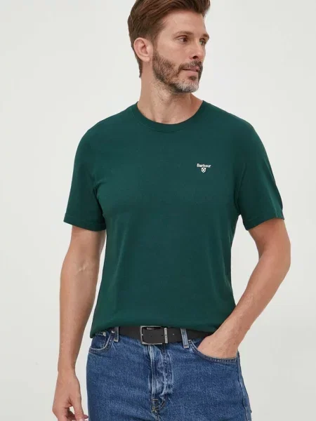 Barbour basic tričko ESSENTIALS zelené