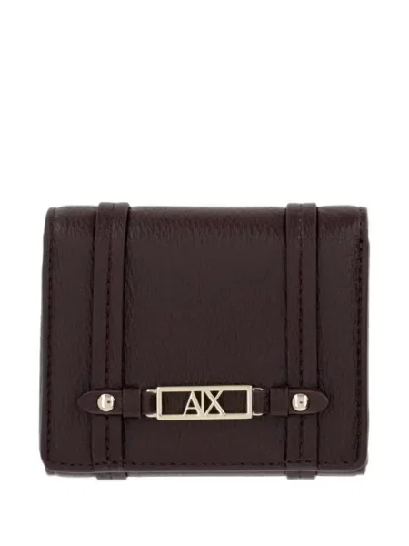 Portofel Armani Exchange cu autograf maro
