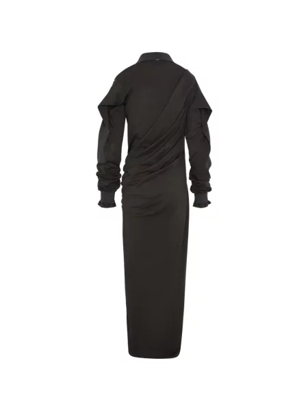 Rochie maxi Srvc Studio drapată maro
