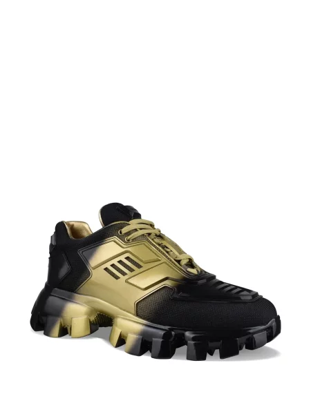 Sneakerși Prada cu autograf negru