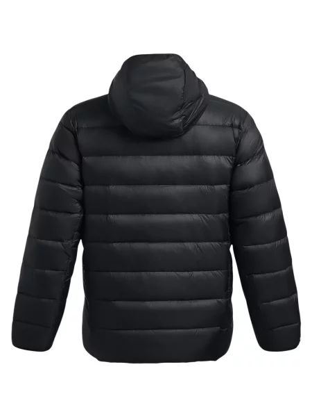 Vestă din puf Under Armour cu glugă negru