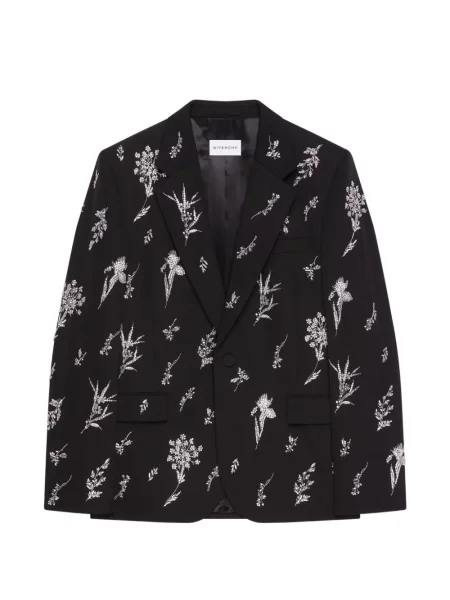 Vlněná bunda Givenchy černá