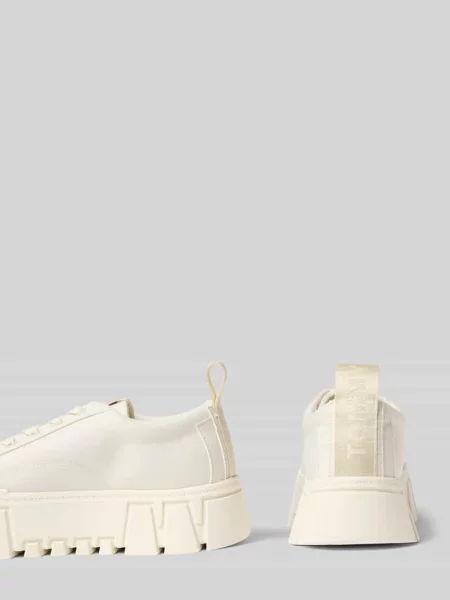 Sneakersy o niskim kroju z materiału skóropodobnego model FLATFORM CHUNKY SNEAK' Tommy Jeans białe