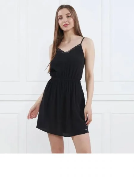Tommy Jeans Rochie negru