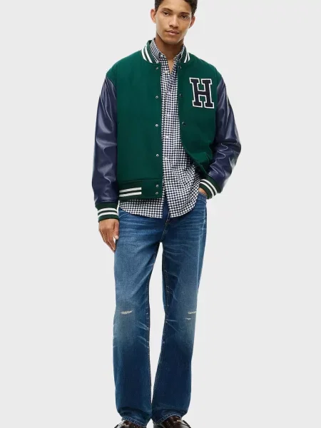 Картата фланелева сорочка Tommy Hilfiger синя