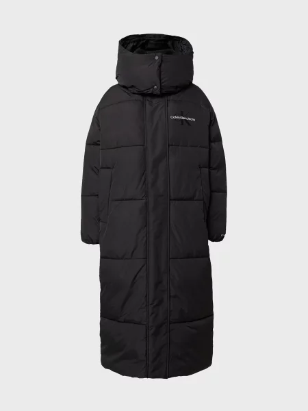 Довга джинсова куртка Calvin Klein Jeans чорна