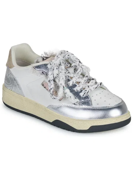 Sneakerși Arizona Love din piele de căprioară alb