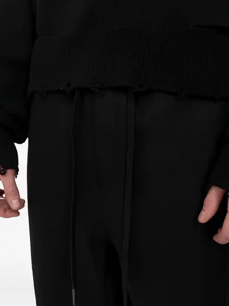 Džemper Andrea Ya'aqov s izlizanim efektom crna