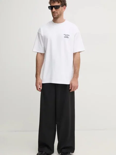 Футболка Drôle de Monsieur Le T-Shirt Slogan з принтом білий