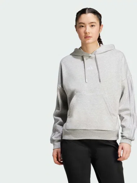 Худі adidas 3 Stripes сірий