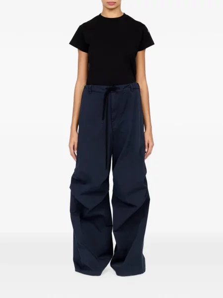 Pantaloni Mm6 Maison Margiela cu cordon albastru