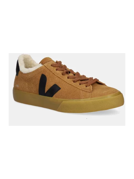 Sneakersy Veja Campo zamszowe brązowe