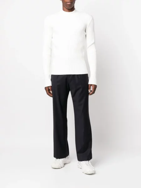 Briaunotas megztinis Courreges balta