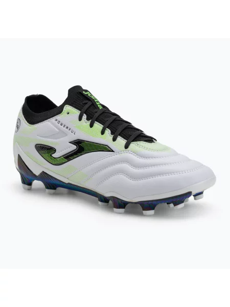 Încălțăminte de fotbal pentru bărbați Joma Powerful Top FG white/black alb