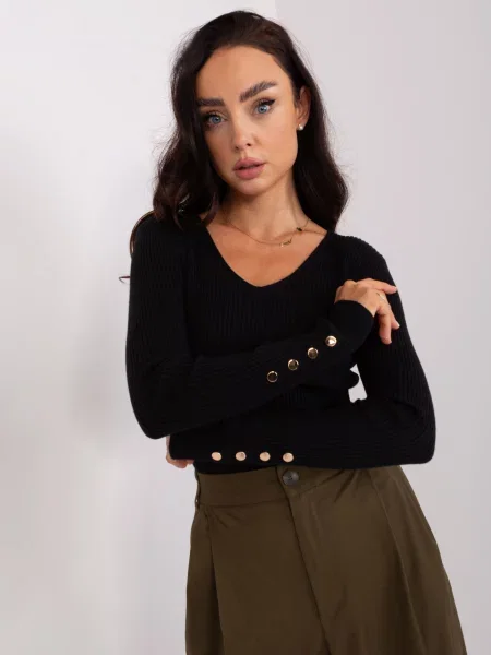 Pulover Fashionhunters negru
