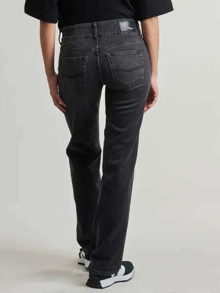 Blugi drepți Pepe Jeans gri