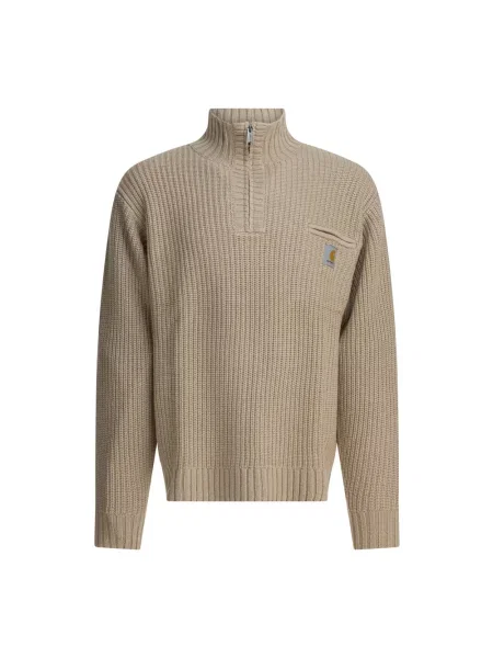 Sweter Carhartt Wip wełniany beżowy