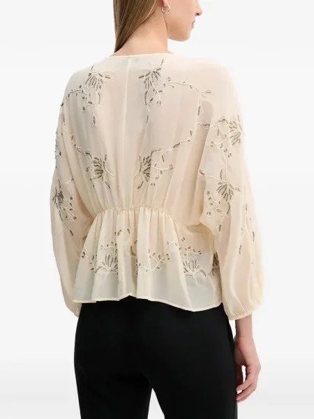 Bluzka Hoss Intropia z dekoltem w serek