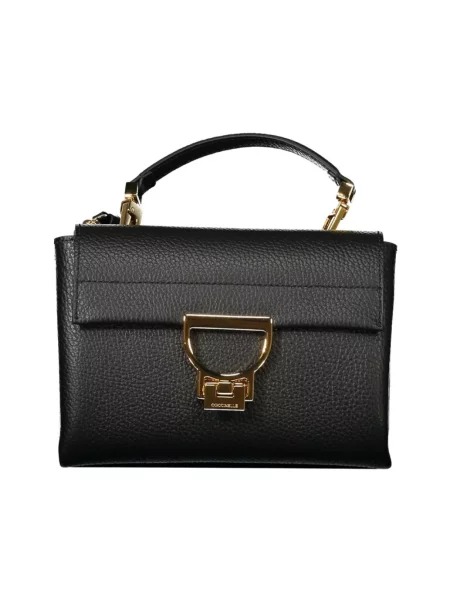 Mała torebka Coccinelle skórzana czarna