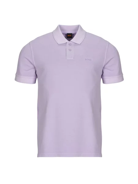 Polo majica Boss s kratkimi rokavi vijolična