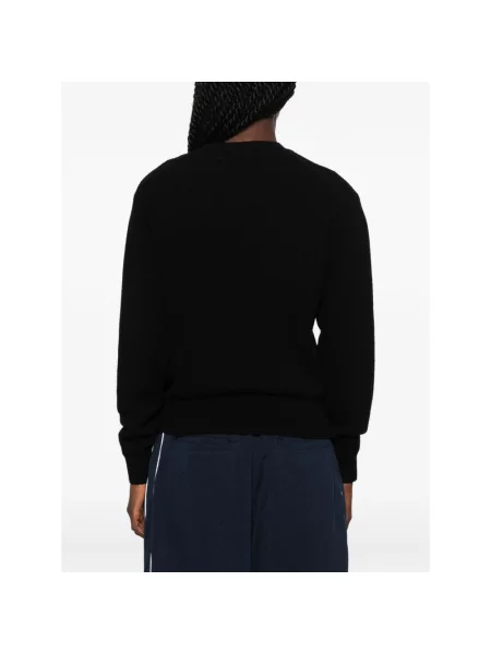 Dzianinowy sweter Kenzo z logo czarny