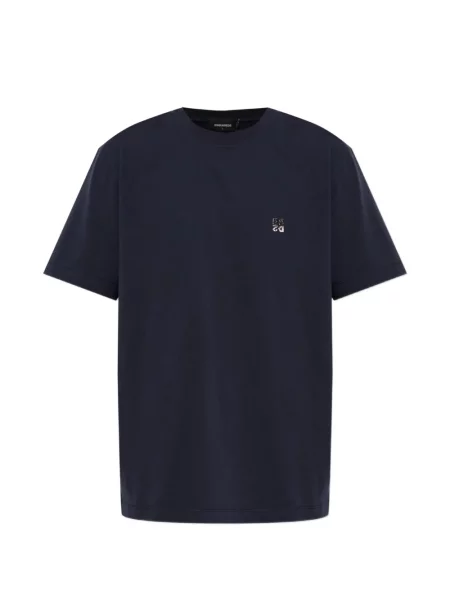 Tricou Dsquared2 cu autograf albastru