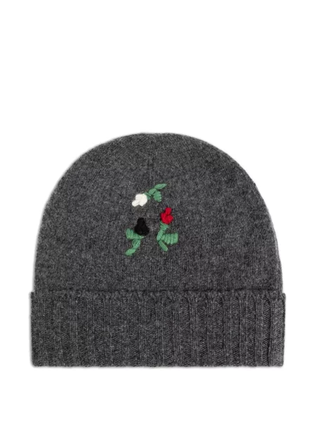 Căciulă Marni cu model floral gri