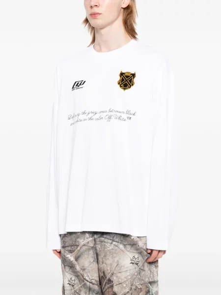 Hosszú póló Off-white nyomtatás fehér
