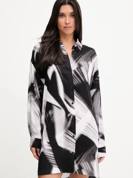 Нощница Dkny дамска черно