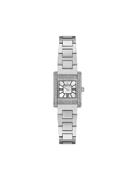 Hodinky Emporio Armani Mini Genni strieborná