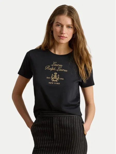 LAUREN RALPH LAUREN T-Shirt μαύρο