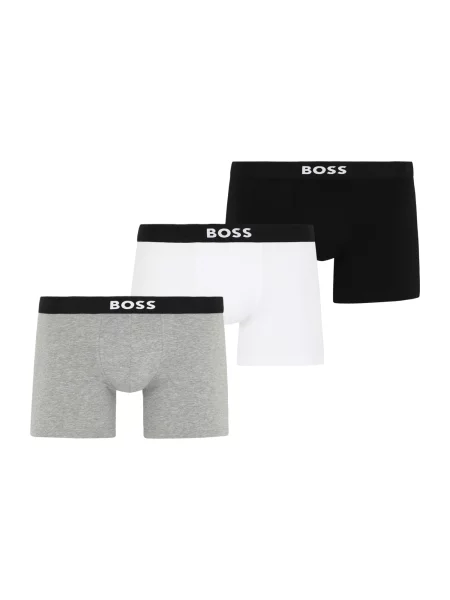 BOSS Boxeri gri / negru alb