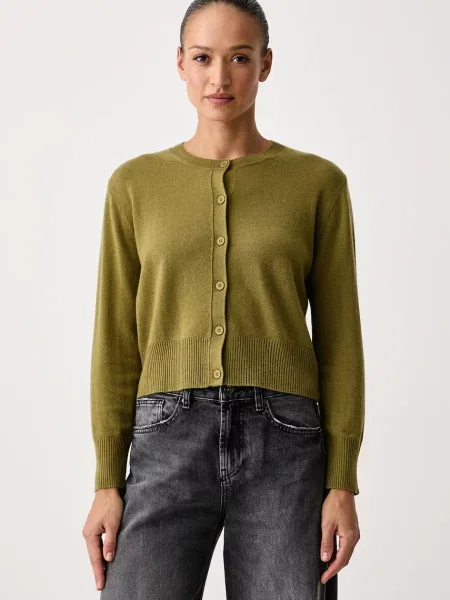 United Colors of Benetton cardigan pentru femei cu lână verde